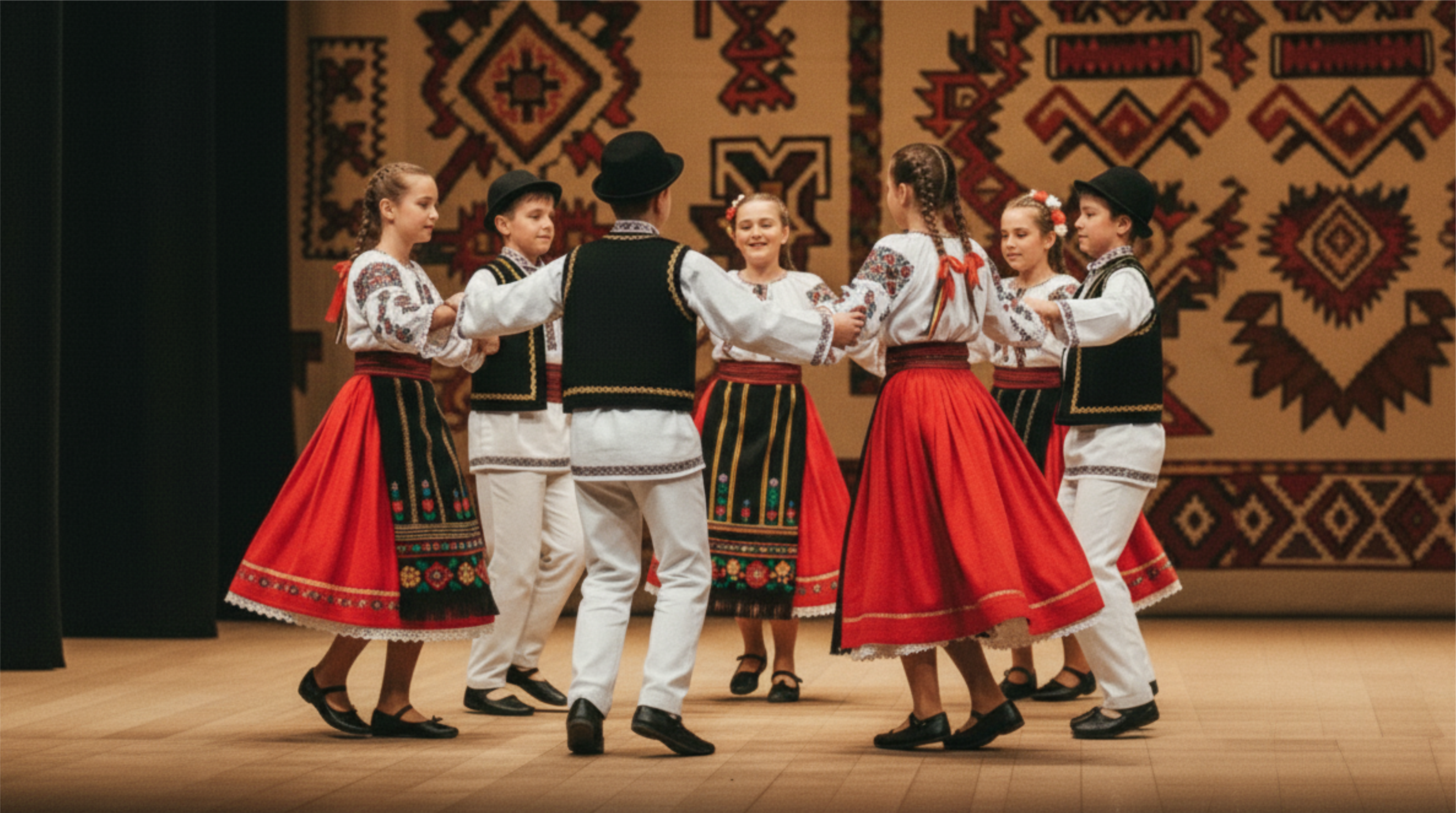 Boys and Girls Dancing