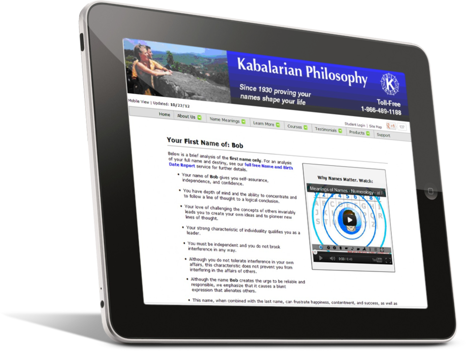 Looking for your Purpose in Life, the Meaning of a Name, Meaning of